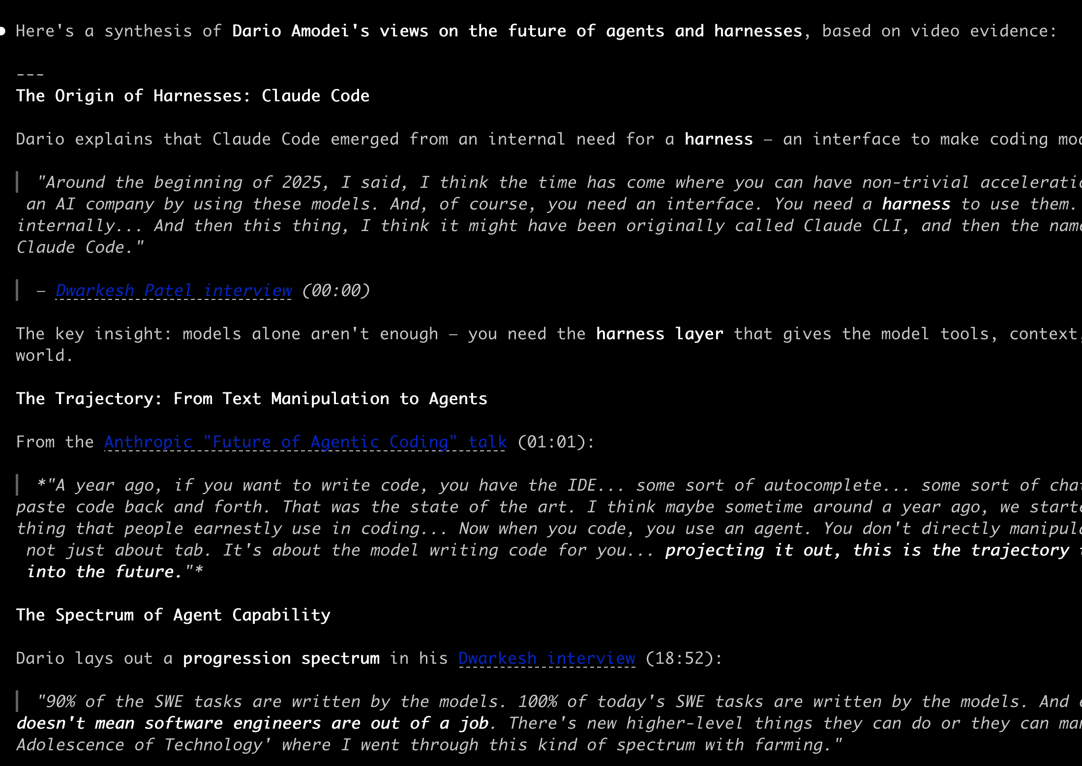 Agent skill — result