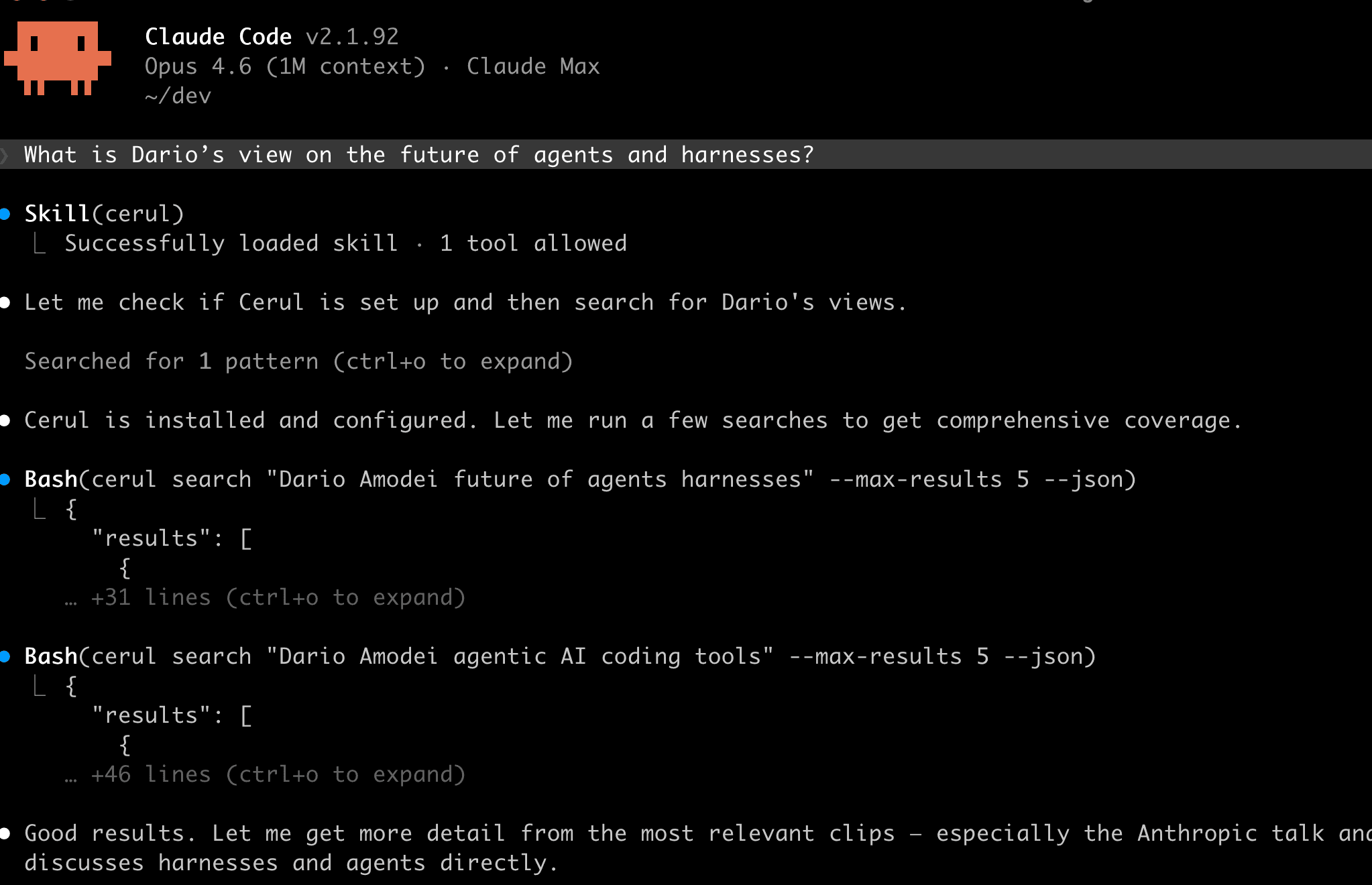 Agent skill — search
